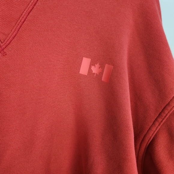 Rare Lululemon Team Canada Olympics All Yours Cropped Red Hoodie COC Logo Size 6 - Picture 6 of 15